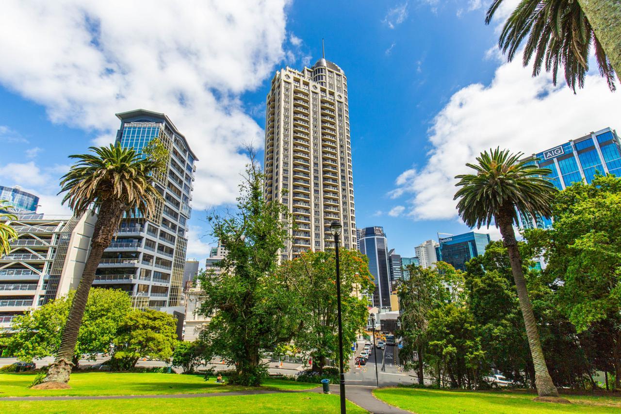 Stylish Central City Apartment With Pool And Gym Auckland Exterior foto